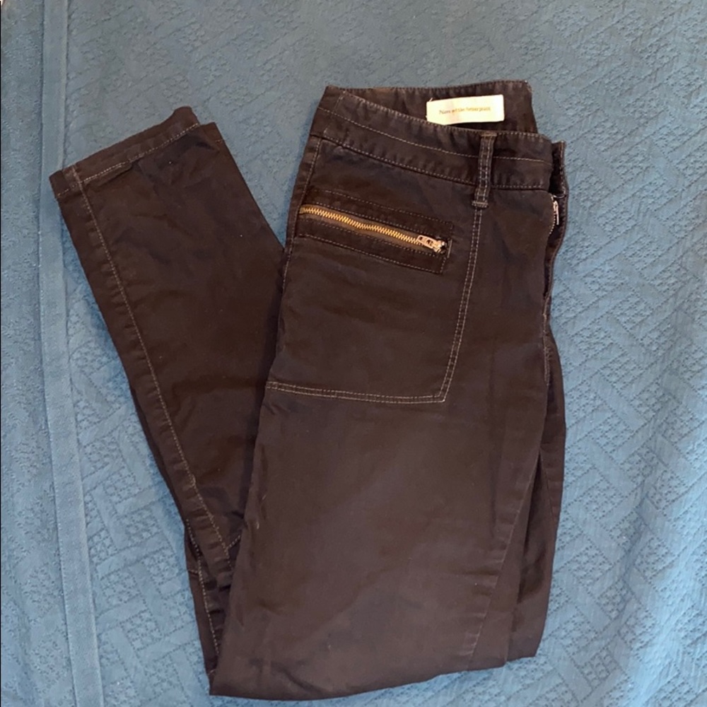 Black Skinny Cargo Pants